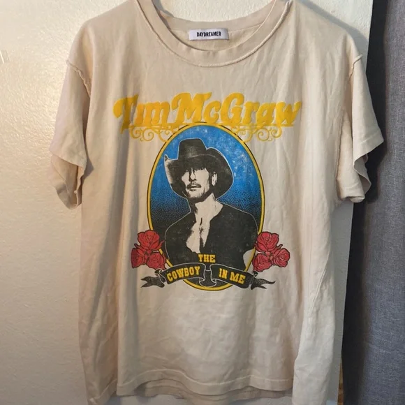 Daydreamer TIM MCGRAW COWBOY
REVERSE GF TEE Size X-Large - Picture 5 of 8